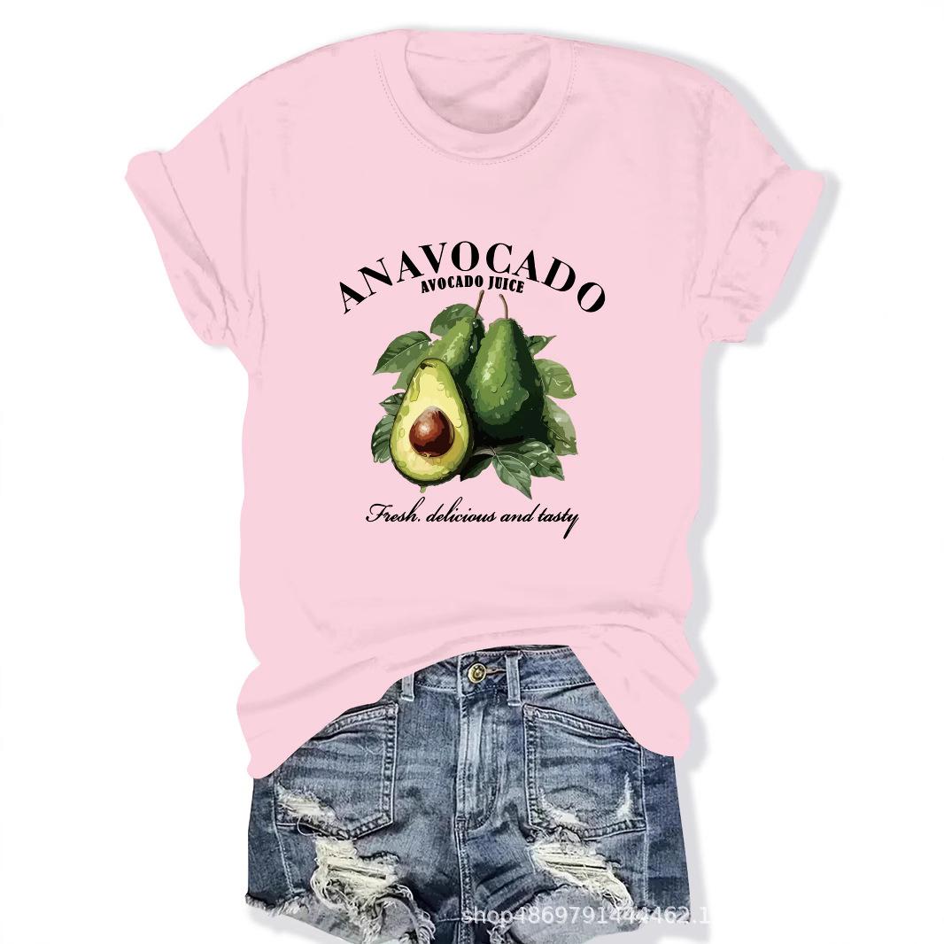 

Women s Cross-Border Round Neck Fashion T-Shirt Extra Large зелений