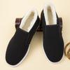Cotton Shoes Cloth Shoes Fleece Warm Cold Black Traditional Vintage Comfortable Dad Boots