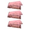 3Pcs Decorative Tablecloths Aluminum Foil Shiny Tablecover Table Decoration AccessoriesRose Gold