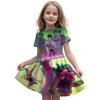 Girls Fly Sleeve Nightgown Girls Milk Silk Dresses