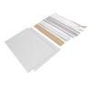 Air Conditioner Side Insulation Panel Kit Heat Draft Insulating Foam Panel with EVA Strip for Window AC Unit