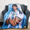 Dynamic Football Team Poster Blankets Flannel Printed Breathable Warm Throw Blanket for Home Office Bedspreads 0708a57