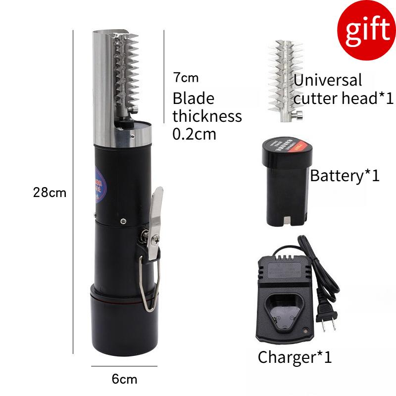 Handheld Electric Fish Scale Scraper Rechargeable electric fish scale remover