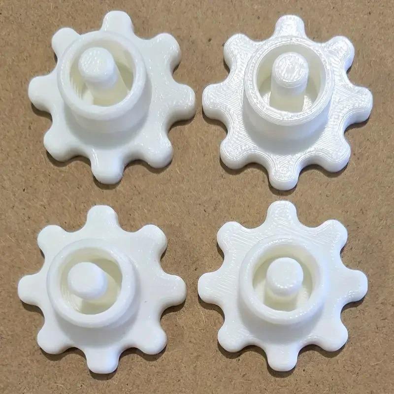 2pcs Tools Flexible Gear-Style Tube Caps, Durable Plastic, Prevents Glue Hardening, for Silicone Repair, Outdoor Use, Gift