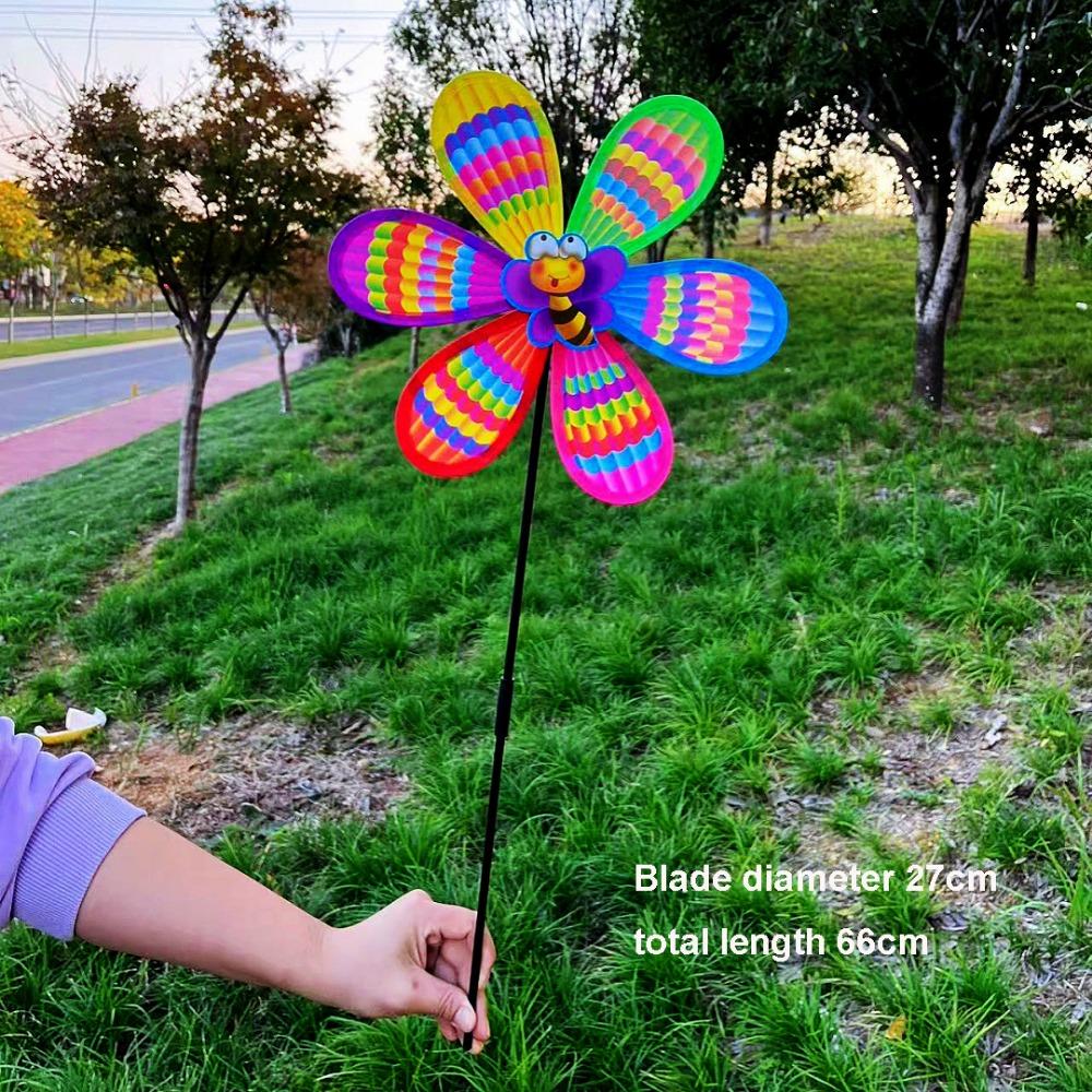 Double/Single layered Hot Air Balloon Insect Windmill  Outdoor Party Picnic Decor