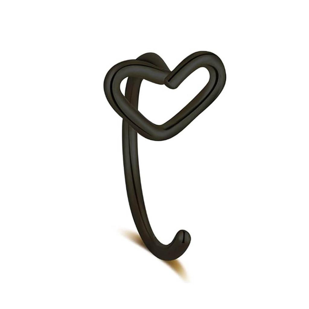 Love Nose Ring 0.8/8 Mm European and American Nose Accessories, Piercing Jewelry, Hot-selling Models