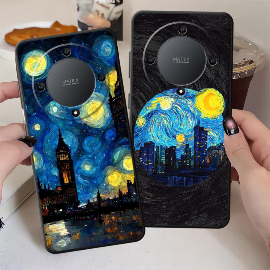 Funda Phone Cover Case for Honor X7 8X Magic5Lite X8 70 X5b 90 X6 X9a 200 400 Lite Creative City Pattern
