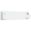 Vidaxl Headboard with Cabinets, White, Wood-Based Material