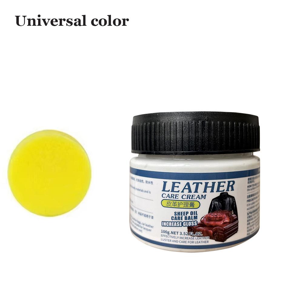 100 Ml Leather Conditioner Jacket Leather Restorer Cream Car Seats Bags Deep Nourishing and Refurbish Coating Shoes  Purses