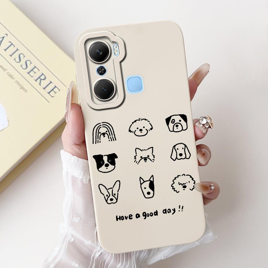 Case For Infinix Hot 12 Pro Play Cover X668 X6816 Soft Liquid Silicone Lens Protective Cases For Infinix Hot 12i Hot12 Play Capa