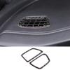 Carbon Fiber Dashboard Side Air Vent Frame Sticker For Honda Pilot 2016-
