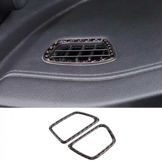 Carbon Fiber Dashboard Side Air Vent Frame Sticker For Honda Pilot 2016-