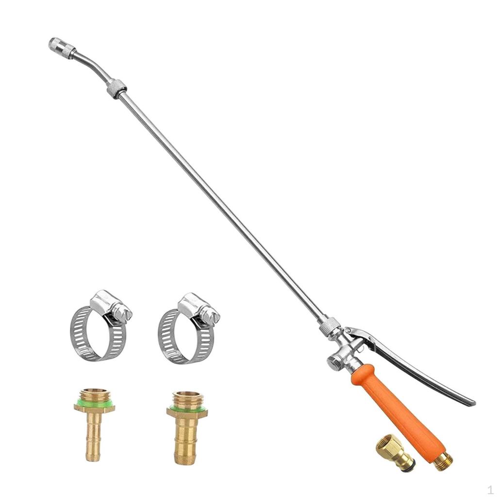 Sprühlanze für Gartenschlauch, Bewässerungsanschluss 3/8" 1/4" Messing Widerhaken Blumenbeet Veranda