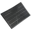 Vehicle Carpet Board Plate Floor Pad Heel Foot Floor Mat Pedal Patch Cover Black PVC Waterproof 23CMx15CM Driving Position Slip