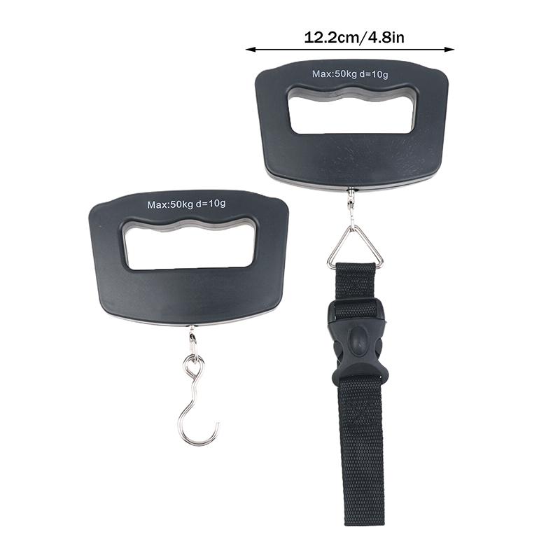 50Kg Digital Travel Luggage Scale Portable Handheld Electronic Hanging Scales Express Delivery Scale With Hook