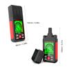 HABOTEST HT609 Detektor úniku plynu Detektor hořlavých plynů s LCD displejem Zvukový a vizuální alarm