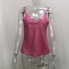 BITCED Women's Spring/Summer V-Neck Tops Stamped Camisole Casual Sexy Tank Top