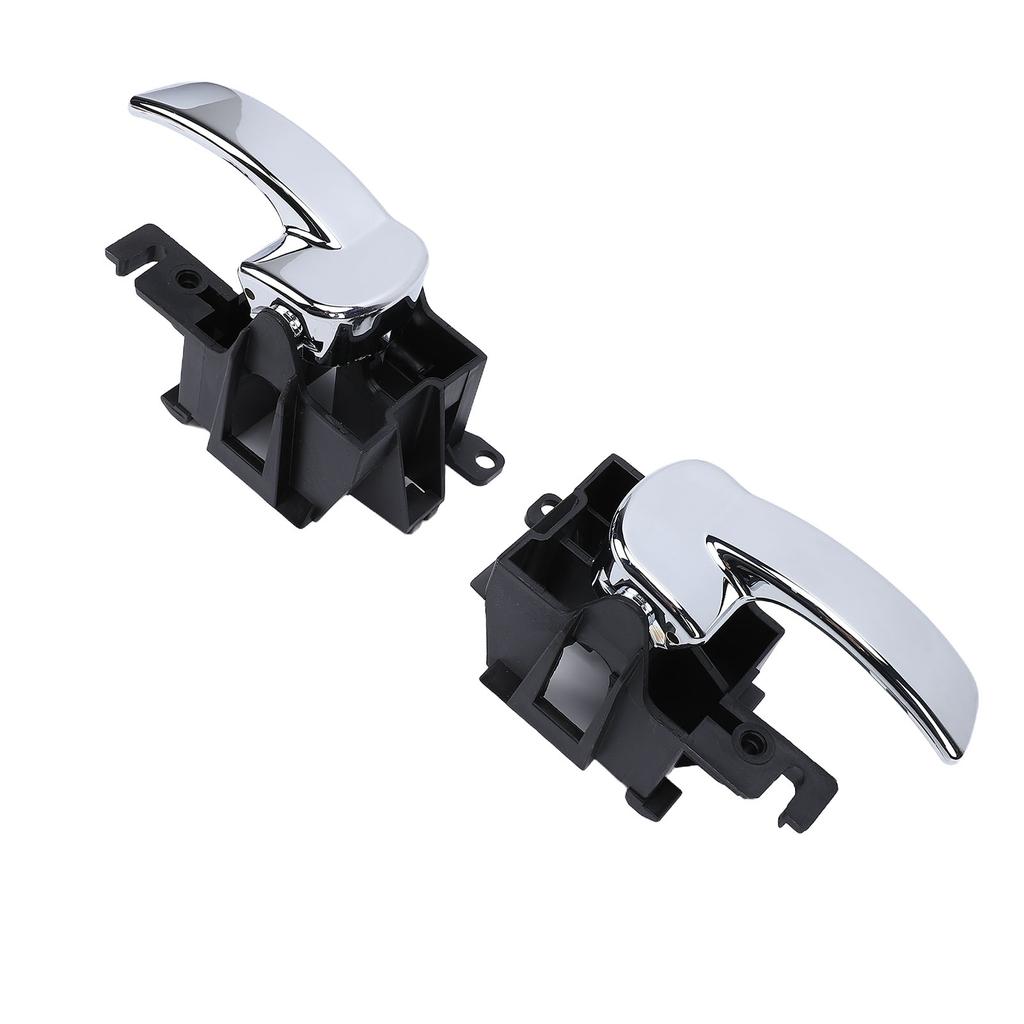 2PCS Interior Door Handle Replacement for Navara D40 Pathfinder R51 806714X02B Front Rear Chrome Lever Left Right Inner