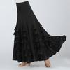 Ballroom Dance Dresses Practise Dancing Dress Modern Waltz Tango Skirt - Purple, As Described