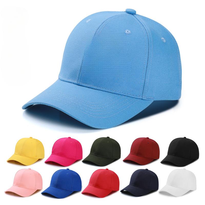 High-end Pure Cotton Baseball Cap Korean Version Men's and Women's Embroidered Hat Baseball Cap with Brim