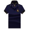 TrendHub Polo Shirt Men New High Quality Cotton Mens Short Sleeve Solid Color Embroidery Casual Polo Shirt