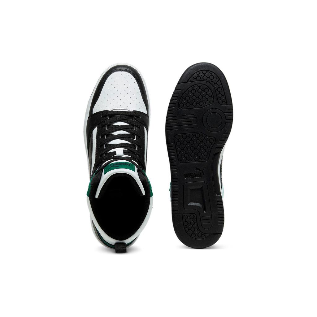 New PUMA Rebound V6 'Black White Green' 392326-16