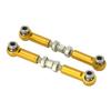 2PCS RC Steering Link Rod Servo Pull Linkage Arm Aluminium Alloy RC Car Parts for MJX 14210 14209