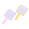 For Eyelash Extension Handheld Makeup Mirror Square Makeup Vanity Mirror With Handle Hand Mirror Spa Salon Compact Mirrors