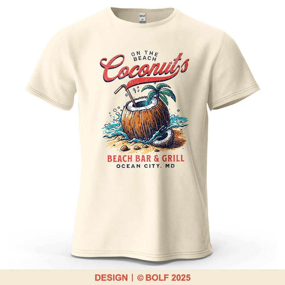 

Men s Beach Outings Graphic Short Sleeve T-Shirt Vintage Printed Tops Tee for Women Summer Casual Sportswear M