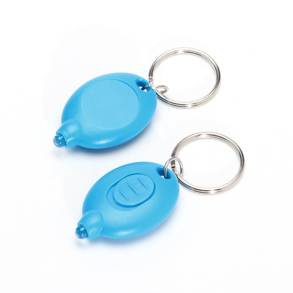 Purple & Blue LED Keychain Light Glasses Toy - Creative Promotional Gift