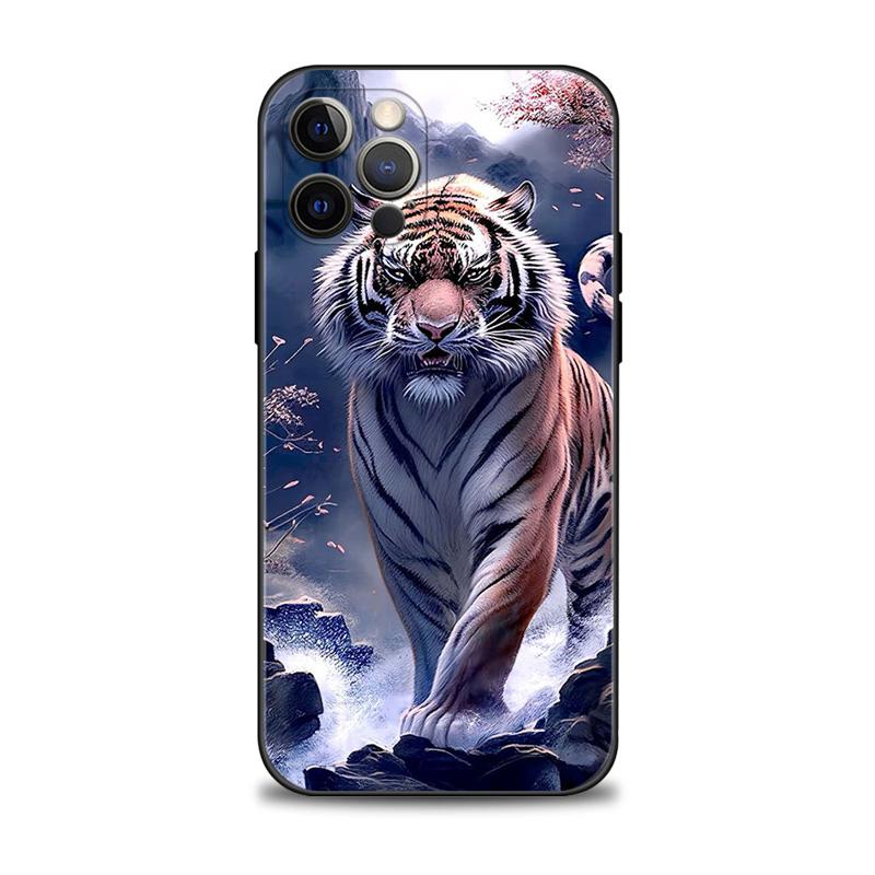

Чехол для телефона «Лесной король тигр» с изображением животных для iPhone Samsung Galaxy Redmi Xiaomi Oppo OnePlus Note SA 7 8 9 10 11 12 13 14 20 21 22 23 53 54 Pro Ultra iPhone 12 Pro