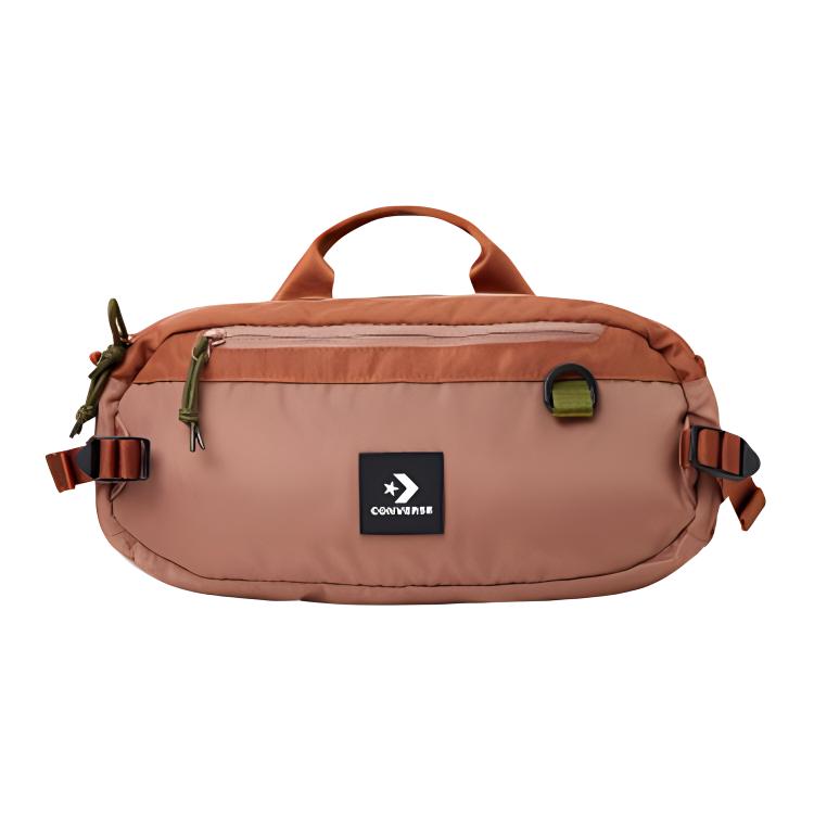New Converse Polyester One Shoulder Handbag Regular Unisex Brown & Multicolor 10024553-A04