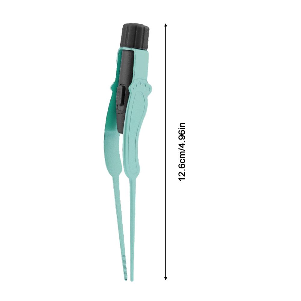 Baby Ear Cleaner Spoon Ear Digger & Tweezers LED Flash Light Visual Children Earpick Visual Children Earpick Ear Cleaning Kit