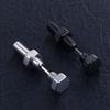 Šroub Černá Stříbrná Barva Pro Muže Ženy Dárek Náušnice Studs Náušnice Piercing Šperky Módní Doplňky