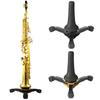 Portable Metal Tripod Base Saxophone Holder Rack Stand Adjustable Folding Saxophone Stand Alto Tenors Saxophone Stand