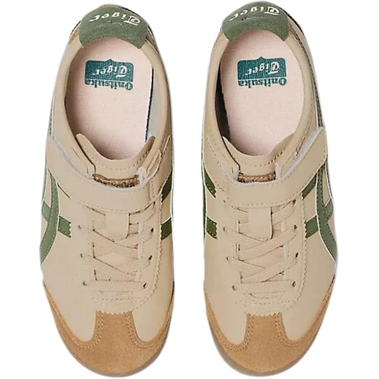 ONITSUKA TIGER Mexico 66 Cuero Sintético Cómodos Versátiles Ligeros Absorción de Impactos Duraderos Zapatillas Casuales de Caña Baja Niños zapatilla 1184A049-250