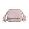 Chic Women’S Crossbody Bag - Solid Color Durable PU Magnetic Closure Comfort Strap Small & Stylish Purse With Zipper