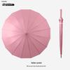 Windproof Double Canopy Umbrella with 24 Ribs and Long Handle