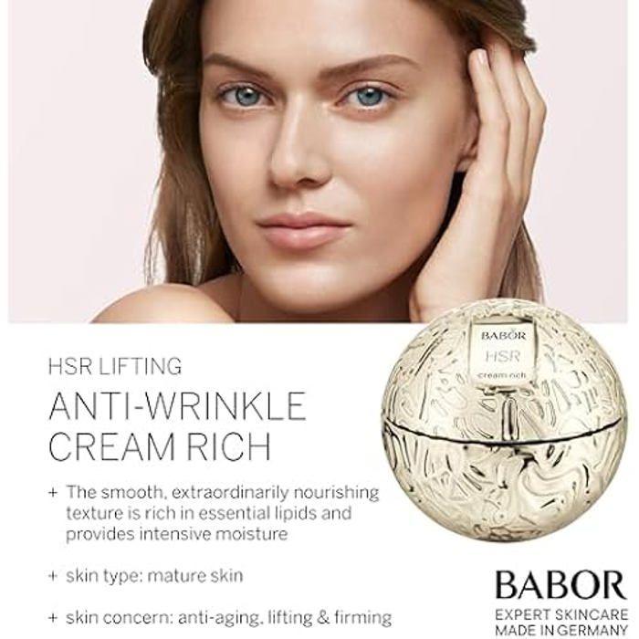 Crème Anti-Âge - BABOR - HSR LIFTING - 50 Ml - Tous Types De Peau - Soin Extra Riche