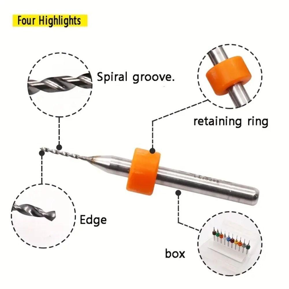 Convenient CNC Drilling Bit Set Carbide Twist Bits Drill Bits Machine PCB Drill Bits  Jewelry
