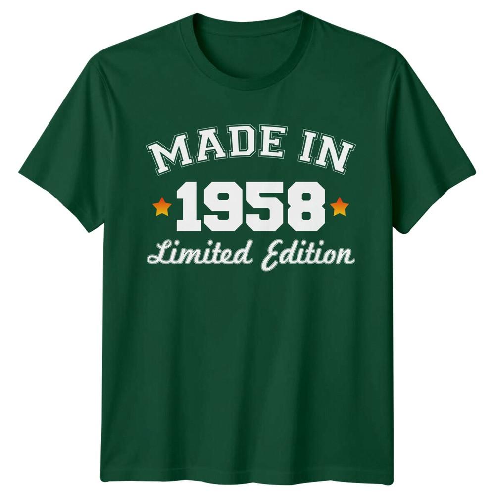Made In 1958 Limited Edition Unisexs T Shirt 68th Birthday sixtyeight S