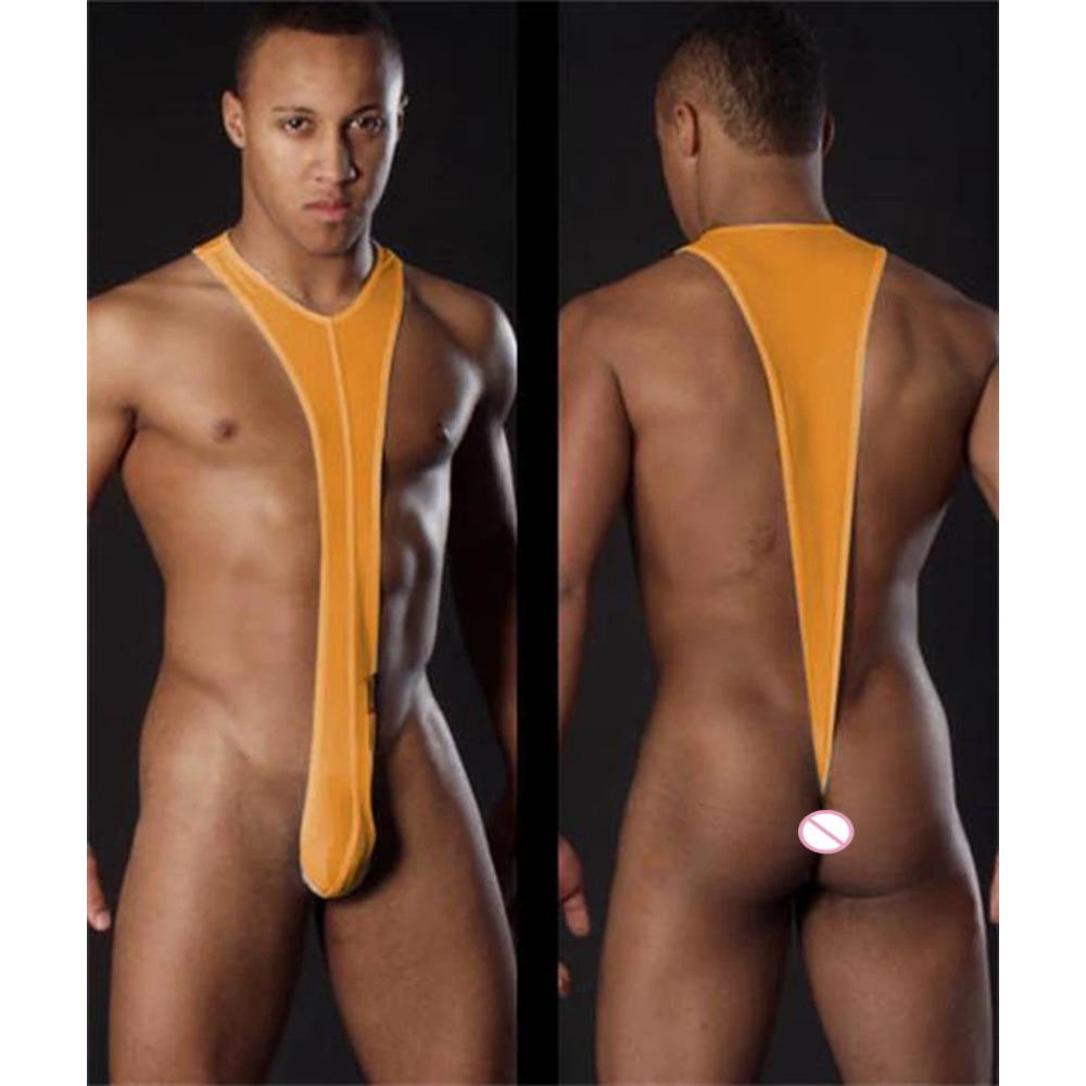 SM Bodysuits Man Erotic Sexy Strap G-string Men's Sex Borat Mankini Costume Male Intimate Porno Pajamas Sex Low-waist Gay Thongs