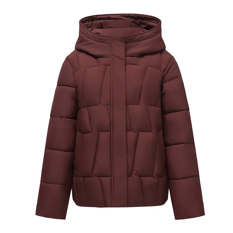 2025 short fashion padded jacket, new slim and slim padded jacket, foreign style thickened and warm winter waist jacket