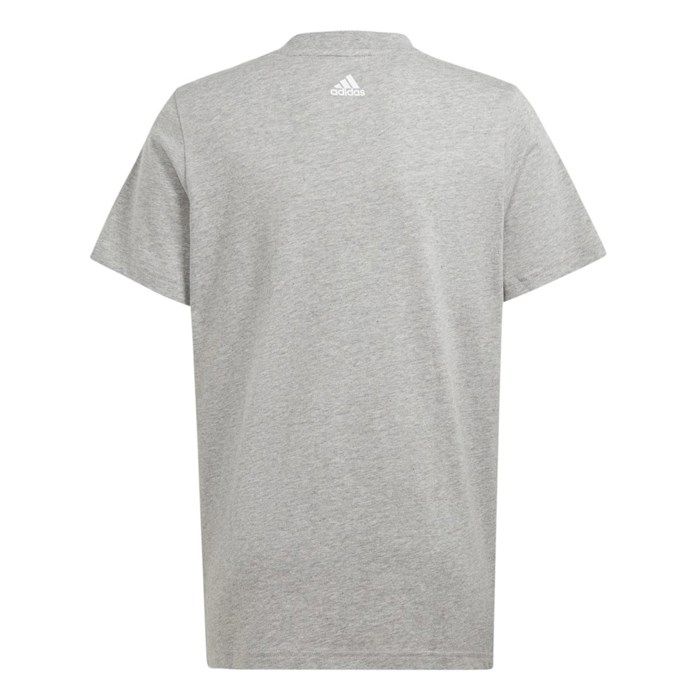 T-Shirt - Adidas - IQ4072 - Grau - 100% Baumwolle - Kurzärmlig