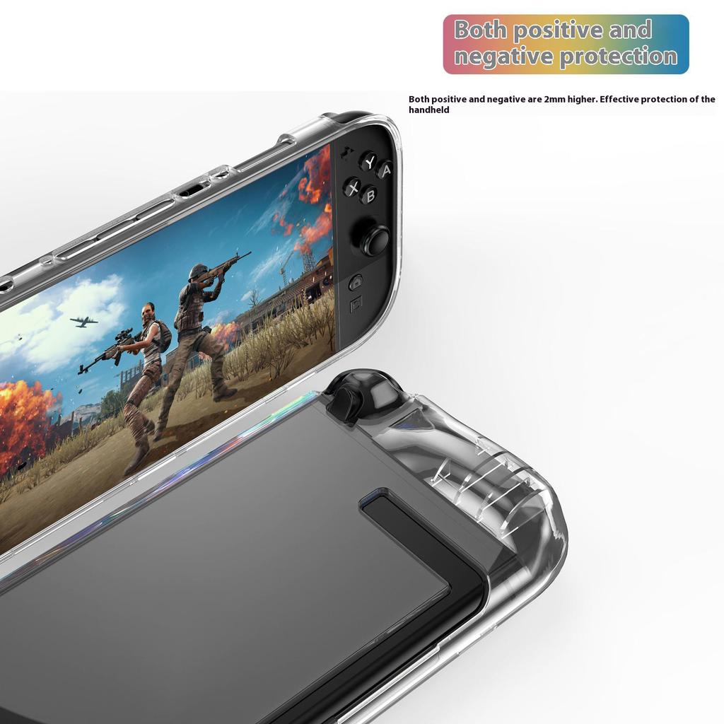 For Nintendo Switch 2 Console Case Clear TPU Integrated Anti Drop Full Protection Cover