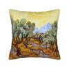 Van Gogh Wheatfield with a Reaper Pillowcase Cushion Cover Gift Oil Painting Throw Pillow Case Cover Home Wholesale 45*45cm
