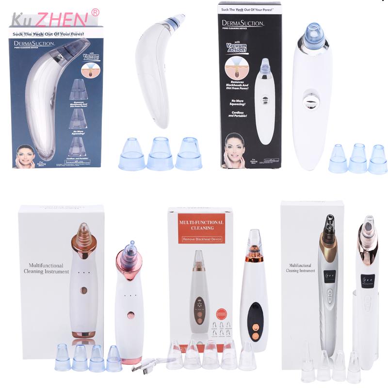 Multi-functional Cleaning Blackhead Remover Pore Acne Pimple Removal Face T Zone Nose Cleaner Vacuum Suction Facial Beauty Devi