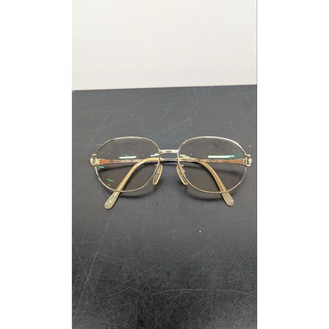 Used CELINE Glasses Prescription Glasses 12KGF Gold Frame
