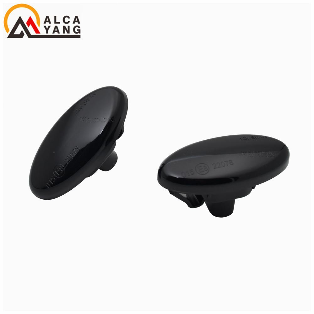 Modern Styling LED Side Indicator Repeater Turn Signal Blinker for Mazda 2 3 5 6 GG GY MPS BT-50 MPV Smoked Clear Dynamic Lights