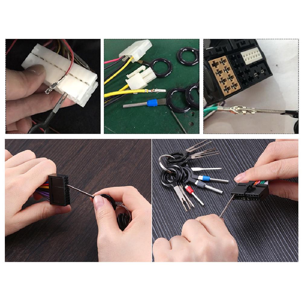 73 Pcs Wire Terminal Removal Tool Car Electrical Wiring Crimp Connector Pin Kit